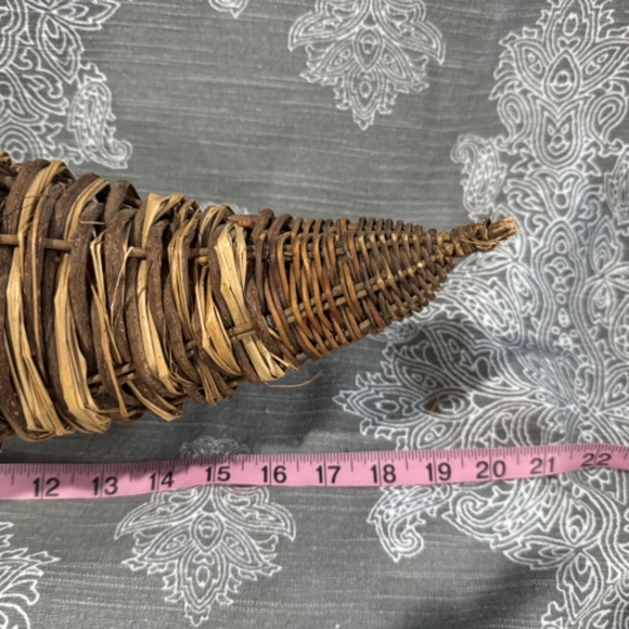 Vintage Large Fall Thanksgiving Holiday Fruit And Vegetable Cornucopia - Picture 6 of 7